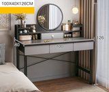 שידת איפור עם מראה רוחב 100 סמ דגם RSM-1016 מבית ROSSO ITALY ישירות מהיבואן צבע אפור מגירות אפורות שידת איפור עם מראה רוחב 100 סמ דגם RSM-1016 מבית ROSSO ITALY ישירות מהיבואן צבע אפור מגירות אפורות